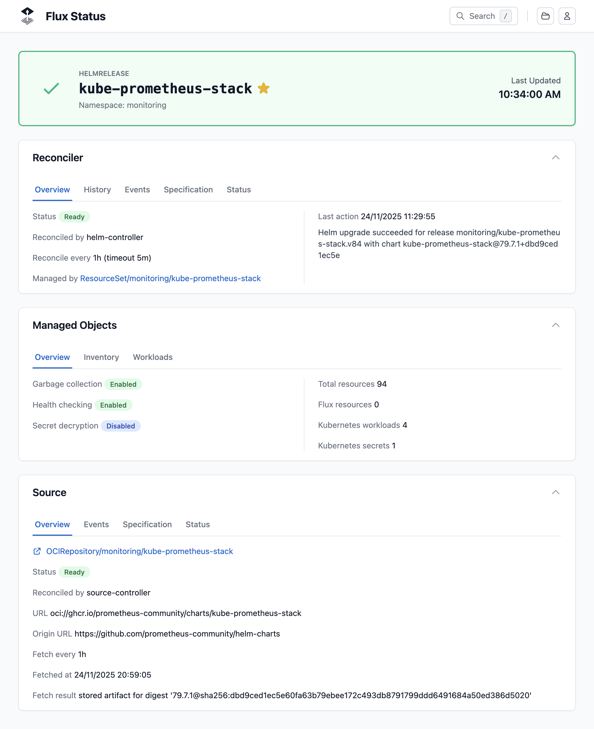 Helm Release Dashboard